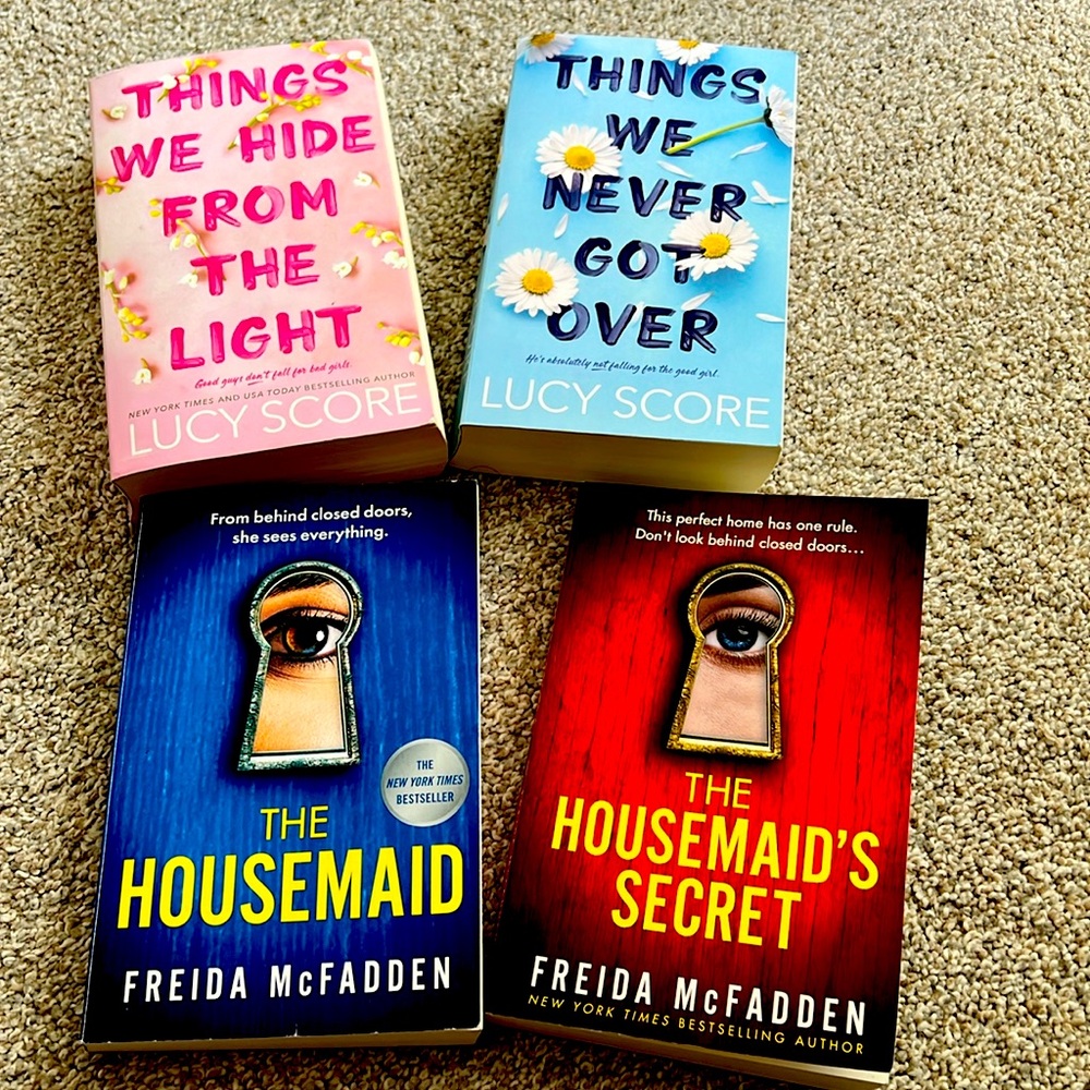 Gently read books - all 4 sold together